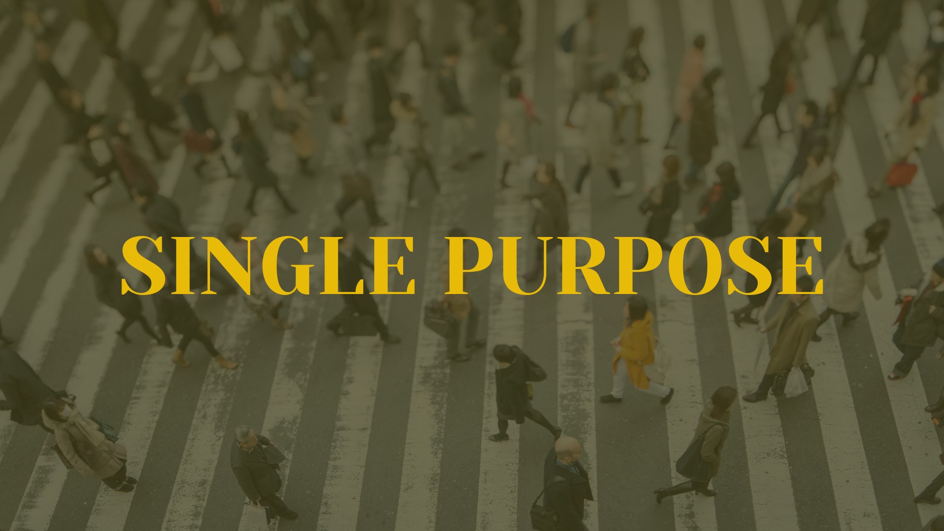 Single Purpose